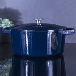 Caçarola Ferro Fundido 24cm 4,3l Aquamarine Berlinger Haus - 6
