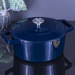 Caçarola Ferro Fundido 24cm 4,3l Aquamarine Berlinger Haus - 7