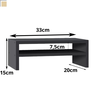 Suporte para Monitor de Mesa Gamer Prateleira Elevação Ergonômico - Preto - 3