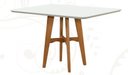 Ver imagem 1 de Mesa de Jantar Base de Madeira - Milão-1,20x0,80m- Art Salas