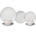 Ver imagem 2 de Xícara de Chá em Porcelana Legacy Silver 220ml L?Hermitage Branca