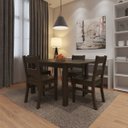 Ver imagem 2 de Mesa de Jantar com Extensor 160/240 x 90cm - Madeira maciça