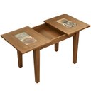 Ver imagem 6 de Mesa Extensível Cozinha Gourmet com Cerâmica 110cm Gran W02 Imbuia - Lyam Decor