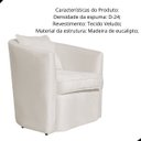 Ver imagem 2 de Poltrona Decorativa Alana Veludo