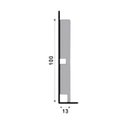 Ver imagem 2 de Rodapé Poliestireno 10cm Liso Branco 454 Santa Luzia 2m