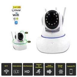 Câmera Robô 3 Antenas Ip Wifi Rotação 360º 720p Segurança - 5