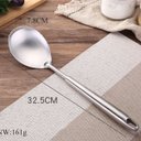 Ver imagem 5 de Kit C/6 Utensílios de Cozinha Inox com Suporte P/ Pendurar