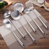 Kit C/6 Utensílios De Cozinha Inox Com Suporte P/ Pendurar - 2