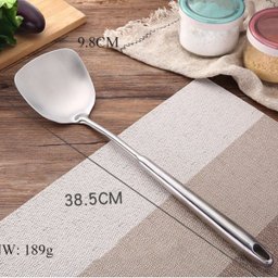 Kit C/6 Utensílios De Cozinha Inox Com Suporte P/ Pendurar - 8