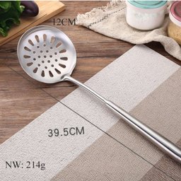 Kit C/6 Utensílios De Cozinha Inox Com Suporte P/ Pendurar - 4