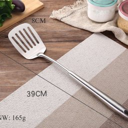 Kit C/6 Utensílios De Cozinha Inox Com Suporte P/ Pendurar - 7