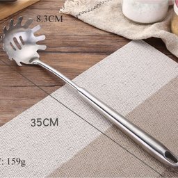 Kit C/6 Utensílios De Cozinha Inox Com Suporte P/ Pendurar - 3