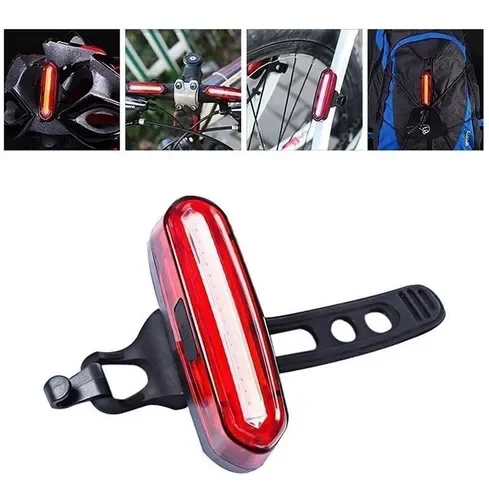 Kit De Luzes De Bicicleta Farol C/ Lanterna Suporte Celular - 3