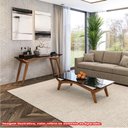 Ver imagem 3 de Aparador Olegário Cor Champagne com Vidro Preto 160cm - 76727