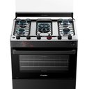 Ver imagem 6 de Fogão a Gás Mesa Inox Tampa de Vidro Forno 84l Esmaltec Ideal Master Preto 5 Bocas Bivolt