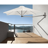 Ombrelone de Parede Branco - 3,00m de Diâmetro - em Alumínio - Guarda-sol - Persianet - 12