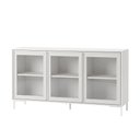 Ver imagem 2 de Balcão Buffet Refresh 3 Portas 3 Prateleiras com Vidro Branco - BRV
