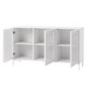 Ver imagem 3 de Balcão Buffet Refresh 3 Portas 3 Prateleiras com Vidro Branco - BRV
