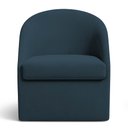 Ver imagem 4 de Kit 06 Cadeiras Poltrona de Jantar Clara Suede Azul Marinho Dal Poz Estofados