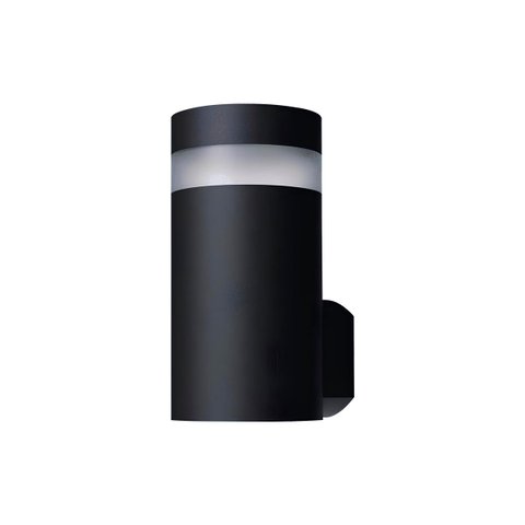 Luminária de Parede Arandela Vitro Tube Redondo Led 2700k Luz Quente 9w Bivolt Externo Fachada Muro