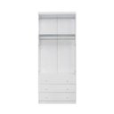 Ver imagem 2 de Quarto Modulado Infantil Ludi Armário Guarda-Roupa Roupeiro Cômoda 100% MDF