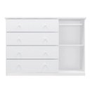 Ver imagem 3 de Quarto Modulado Infantil Ludi Armário Guarda-Roupa Roupeiro Cômoda 100% MDF