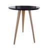 Mesa de Cabeceira Mesa de Apoio Lateral Canto Pé Palito 68cm:preto - 2