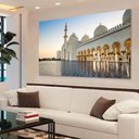 Ver imagem 2 de Quadro Decorativo Cidade Abu Dahbi Mesquita Sheikh Zayed, Tela em Canvas (100x70cm)
