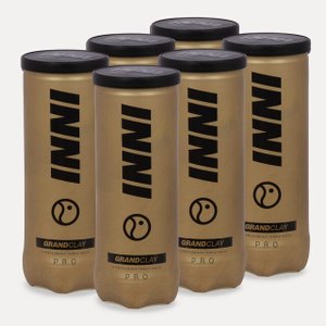Bola de Tênis Inni Grand Clay Premium Pack C/6 Tubos