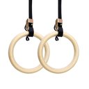 Ver imagem 1 de Argolas de Suspensão Olímpicas Madeira para Ginástica Cross Training