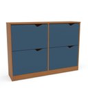 Ver imagem 2 de Sapateira para Quarto 24 Pares Porto Azul/Freijó