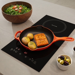 Cooktop Fischer 2 Bocas por Indução Vitrocerâmica Touch Preto 220v - 5