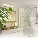 Ver imagem 7 de Luminária P/ Espelho Banheiro Lavabo Arandela Wing Cromada Ip44