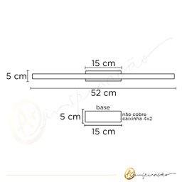 Luminária P/ Espelho Banheiro Lavabo Arandela Wing Cromada Ip44 - 2