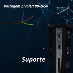 Arandela Led 8w Efeito 8 Fachos Branco Quente 3000-3500k Acabamento Preto Biv Marca Hitec - 5