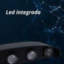 Ver imagem 6 de Arandela Led 8w Efeito 8 Fachos Branco Quente 3000-3500k Acabamento Preto Biv Marca Hitec