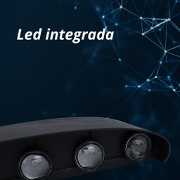 Arandela Led 8w Efeito 8 Fachos Branco Quente 3000-3500k Acabamento Preto Biv Marca Hitec - 6