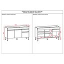 Ver imagem 3 de Balcão de Pia Line 150 Cm Gris - Kits Paraná