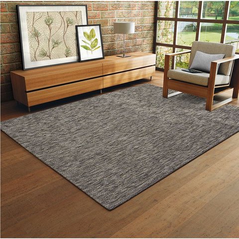 Tapete New Boucle Chumbo 2,50x3,00:Chumbo/Cinza-Escuro