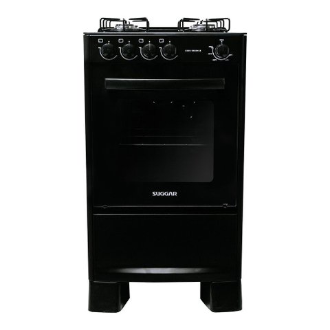 Fogão Suggar de Piso Cook Essence 4 Bocas com Mesa de Vidro