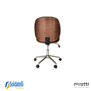 Ver imagem 4 de Cadeira Office Porto Pu Preta - Rivatti