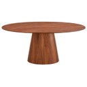 Ver imagem 6 de Mesa de Jantar Oval Organica Genebra Madeira Cinamomo 25mm Castanho 1.60x0,9