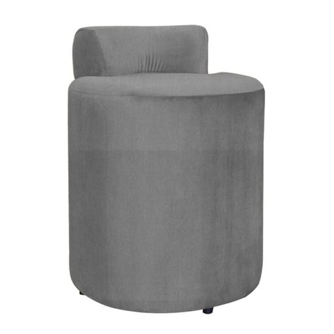 Puff Banquetas Athena Decorativa Suede