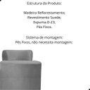 Ver imagem 2 de Puff Banquetas Athena Decorativa Suede