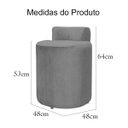 Ver imagem 4 de Puff Banquetas Athena Decorativa Suede