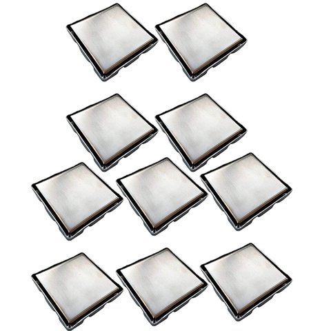 Ralo Oculto Invisivel Anti Odor 15x15 Kit 10 Uni Box Banheiro Lavabo Lavanderia Varanda Cozinha Chao