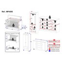 Ver imagem 4 de Quarto de Bebê Completo com Berço Americano 3 em 1 Realeza Multimóveis Mp4595 Madeirado/off White