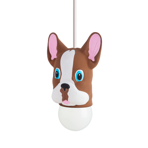 Luminária Pendente Quarto Infantil Bebê 1 Lâmpada E27 Bivolt Branco 110V/220V