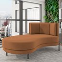 Ver imagem 6 de Sofá Chaise Longue Living Lucca Esquerdo D02 Veludo Terracota C-262