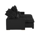 Ver imagem 7 de Sofá Modular 6 Lugares 2.90M Retrátil E Reclinável Preto